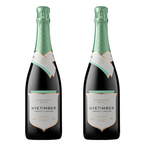 Nyetimber Curvee Cherie Demi-Sec NV English Sparkling Wine Duo Gift Set